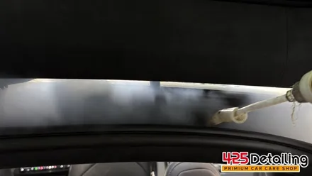 군포 송정지구 테슬라 모델 X 앞 유리 유막 제거 발수코팅 및 디테일링 세차 후기 / 경기 군포