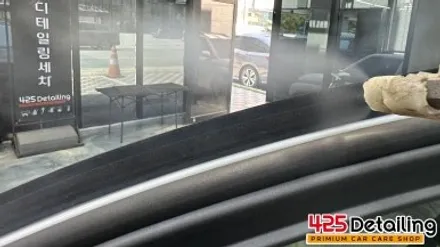 군포 송정지구 BMW X4 전체 유막 제거 유리발수 코팅 및 디테일링 세차 후기 / 경기 군포