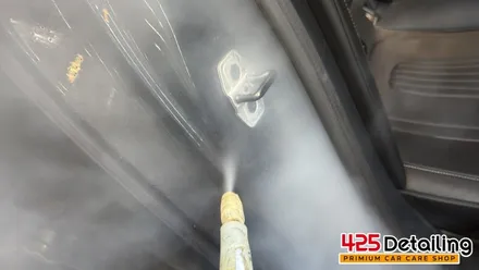군포 송정지구 벤츠 CLS300 앞 유리 유막 제거 발수코팅 및 디테일링 세차 / 경기 군포