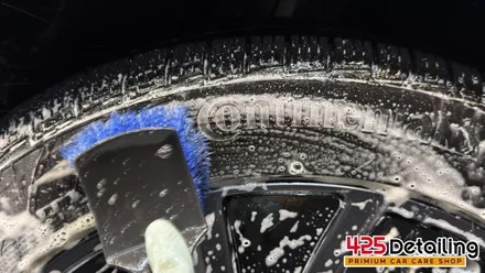 군포 송정지구 테슬라 모델 X 앞 유리 유막 제거 발수코팅 및 디테일링 세차 후기 / 경기 군포