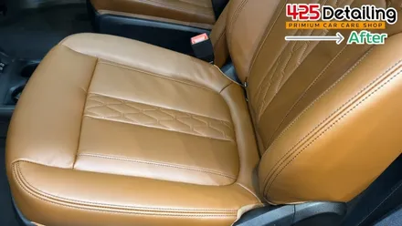 군포 송정지구 BMW X7 가죽 코팅 및 유리 유막 제거 발수코팅 후기 / 경기 군포