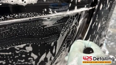 군포 송정지구 테슬라 모델 X 앞 유리 유막 제거 발수코팅 및 디테일링 세차 후기 / 경기 군포