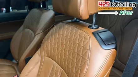 군포 송정지구 BMW X7 가죽 코팅 및 유리 유막 제거 발수코팅 후기 / 경기 군포