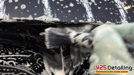군포 송정지구 테슬라 모델 X 앞 유리 유막 제거 발수코팅 및 디테일링 세차 후기 / 경기 군포