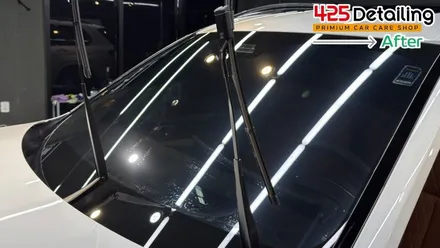 군포 송정지구 BMW X7 가죽 코팅 및 유리 유막 제거 발수코팅 후기 / 경기 군포
