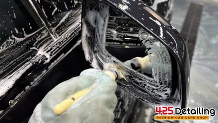 군포 송정지구 테슬라 모델 X 앞 유리 유막 제거 발수코팅 및 디테일링 세차 후기 / 경기 군포