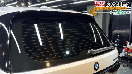 군포 송정지구 BMW X7 가죽 코팅 및 유리 유막 제거 발수코팅 후기 / 경기 군포