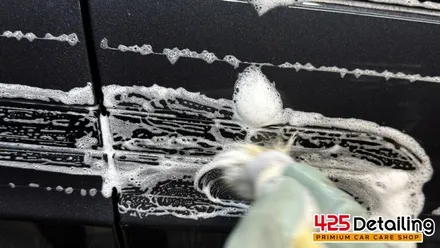 군포 송정지구 테슬라 모델 X 앞 유리 유막 제거 발수코팅 및 디테일링 세차 후기 / 경기 군포