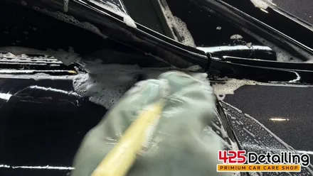 군포 송정지구 테슬라 모델 X 앞 유리 유막 제거 발수코팅 및 디테일링 세차 후기 / 경기 군포