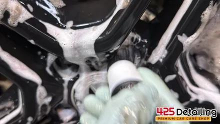 군포 송정지구 벤츠 CLS300 앞 유리 유막 제거 발수코팅 및 디테일링 세차 / 경기 군포