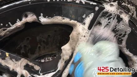 군포 송정지구 벤츠 CLS300 앞 유리 유막 제거 발수코팅 및 디테일링 세차 / 경기 군포