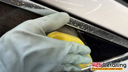 군포 송정지구 아우디 A4 1열 유막 제거 및 발수코팅 / 경기 군포