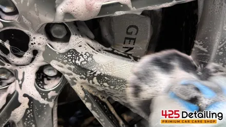 군포 송정지구 제네시스 GV70 석회물 및 부분 클리닝 디테일링 세차 후기 / 경기 군포