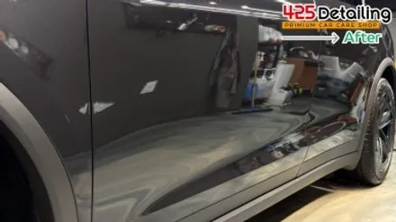 군포 송정지구 테슬라 모델 X 앞 유리 유막 제거 발수코팅 및 디테일링 세차 후기 / 경기 군포