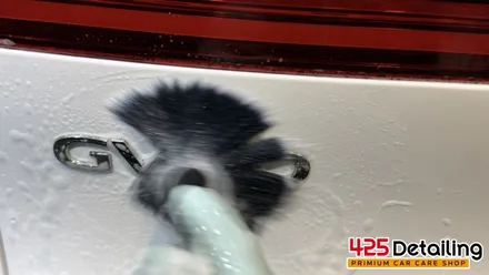 군포 송정지구 제네시스 GV70 석회물 및 부분 클리닝 디테일링 세차 후기 / 경기 군포