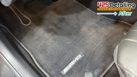 군포 송정지구 벤츠 CLS300 앞 유리 유막 제거 발수코팅 및 디테일링 세차 / 경기 군포
