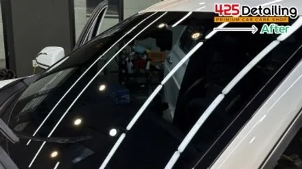 군포 송정지구 현대 팰리세이드 1열 유막 제거 발수코팅 및 디테일링 세차 / 경기 군포