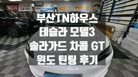 테슬라 모델3, 솔라가드 노블레스 차콜 GT_부산동래TN하우스