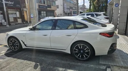BMW i4, 솔라가드 노블레스, 솔라가드V_윈도 틴팅 시공후기