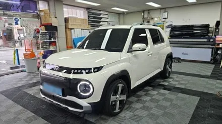 캐스퍼 일렉트릭 EV ,리어 스포일러 시공,레이노 프레스토 R2, PPF,부산 신차패키지 시공