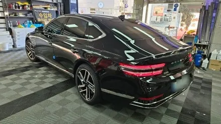 제네시스 G80 신차패키지, 루마버텍스 MK 메버릭,유리막코팅,PPF,시공후기