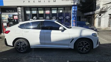부산 BMW X4, 윈도틴팅 썬팅 시공, 솔라가드 차콜gt