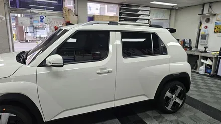 캐스퍼 일렉트릭 EV ,리어 스포일러 시공,레이노 프레스토 R2, PPF,부산 신차패키지 시공