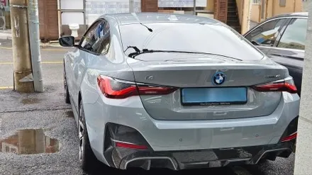 BMW i4,부산 썬팅재시공, 루마 버텍스 900, 중고차 썬팅_TN하우스