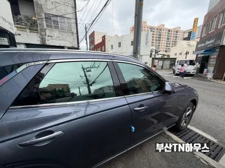 제네시스 GV70 신차패키지 시공 , 부산동래TN하우스, 솔라가드 프리미엄 퀀텀, PPF, 가죽코팅, 유리막 코팅 시공후기