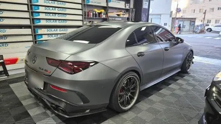 벤츠 CLA 45  AMG,부산 솔라가드 노블레스, 솔라가드차콜gt,윈도틴팅(썬팅) 재시공 후기