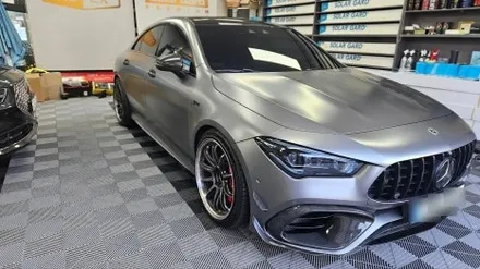 벤츠 CLA 45  AMG,부산 솔라가드 노블레스, 솔라가드차콜gt,윈도틴팅(썬팅) 재시공 후기