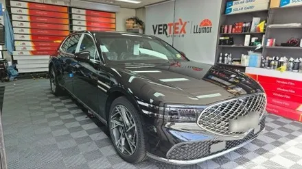 제네시스 G90,신차패키지,루마버텍스 MK,PPF,유리막코팅시공,부산동래TN하우스
