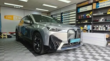 BMW 인증 중고차, IX, 솔라가드 노블레스, 솔라가드V,썬팅,틴팅,PPF시공_부산동래TN하우스