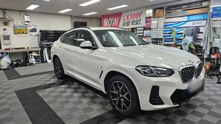 부산 BMW X4, 윈도틴팅 썬팅 시공, 솔라가드 차콜gt