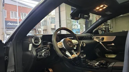 벤츠 CLA 45  AMG,부산 솔라가드 노블레스, 솔라가드차콜gt,윈도틴팅(썬팅) 재시공 후기