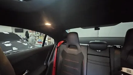 벤츠 CLA 45  AMG,부산 솔라가드 노블레스, 솔라가드차콜gt,윈도틴팅(썬팅) 재시공 후기