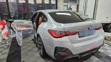 BMW i4,부산 썬팅재시공, 루마 버텍스 900, 중고차 썬팅_TN하우스