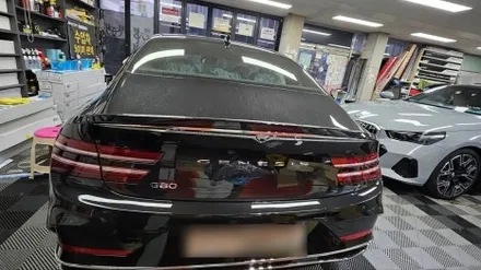 제네시스 G80 신차패키지, 루마버텍스 MK 메버릭,유리막코팅,PPF,시공후기