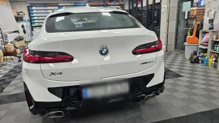 부산 BMW X4, 윈도틴팅 썬팅 시공, 솔라가드 차콜gt