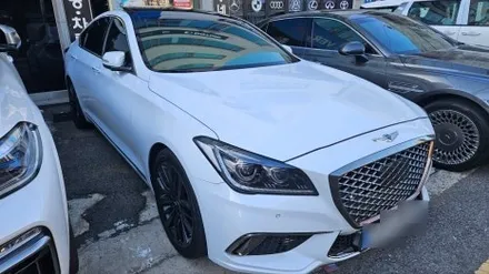제네시스 G80 , 중고차 , 썬팅재시공 , 솔라가드 노블레스 , 솔라가드V 시공