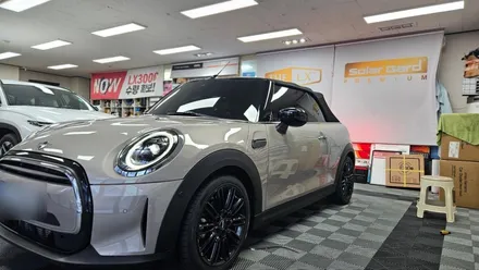 미니 컨버터블, BMW, 솔라가드 노블레스 차콜gt,윈도틴팅 시공후기