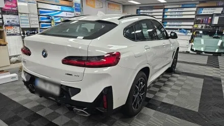 부산 BMW X4, 윈도틴팅 썬팅 시공, 솔라가드 차콜gt