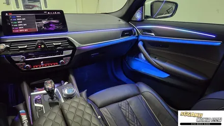 BMW5시리즈 G30 에이비클에서 순정연동완료 안산엠비언트 / 경기 안산