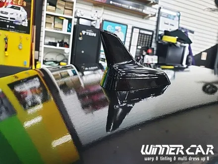 아우디A4루프스킨 에이버리슈프림 블랙 / 사이드미러 사틴실버 시공!! 안양루프스킨전문 위너카 / 안성시 금석동