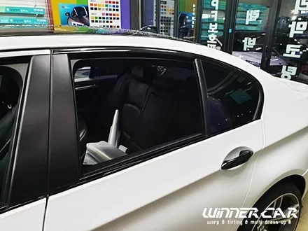 안양전체랩핑 안양부분랩핑 안양랩핑점 BMW520d 전체랩핑 3M 1080 - 사틴펄프로즌바닐라 세틴프로즌바닐라 화이트랩핑 / 안성시 금석동