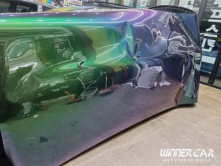 재규어 EX 전체랩핑 택랩 iridescent green 이리데센트 (카멜레온그린) 안성전체랩핑 시공전문 603게러지 평택랩핑 공도랩핑 천안랩핑 오산랩핑 / 안성시 금석동