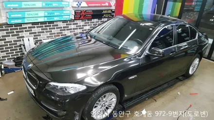 안양 위너카[BMW535i]전체랩핑 카스킨 에이버리슈프림 블랙유광 루프스킨 부분랩핑 안양랩핑 수입차랩핑 국산차랩핑 / 안성시 금석동