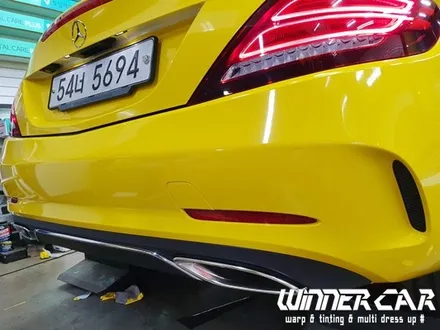 안양랩핑전문 SLC200 컨버터블 하드탑 전체랩핑 시공! 3M-1080브라이트옐로우 카스킨 CFCKOREA. 수입차전문랩핑 안양전체랩핑 / 안성시 금석동