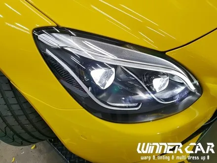 안양랩핑전문 SLC200 컨버터블 하드탑 전체랩핑 시공! 3M-1080브라이트옐로우 카스킨 CFCKOREA. 수입차전문랩핑 안양전체랩핑 / 안성시 금석동