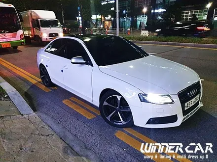 아우디A4루프스킨 에이버리슈프림 블랙 / 사이드미러 사틴실버 시공!! 안양루프스킨전문 위너카 / 안성시 금석동